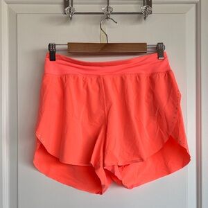 lululemon athletica Bright Coral Athletic Shorts